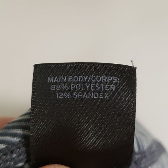 Zella 💟 Grey Striped Racertop Tank Top - Picture 12 of 12